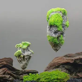 Suspended Aquarium Rock Decoration 1