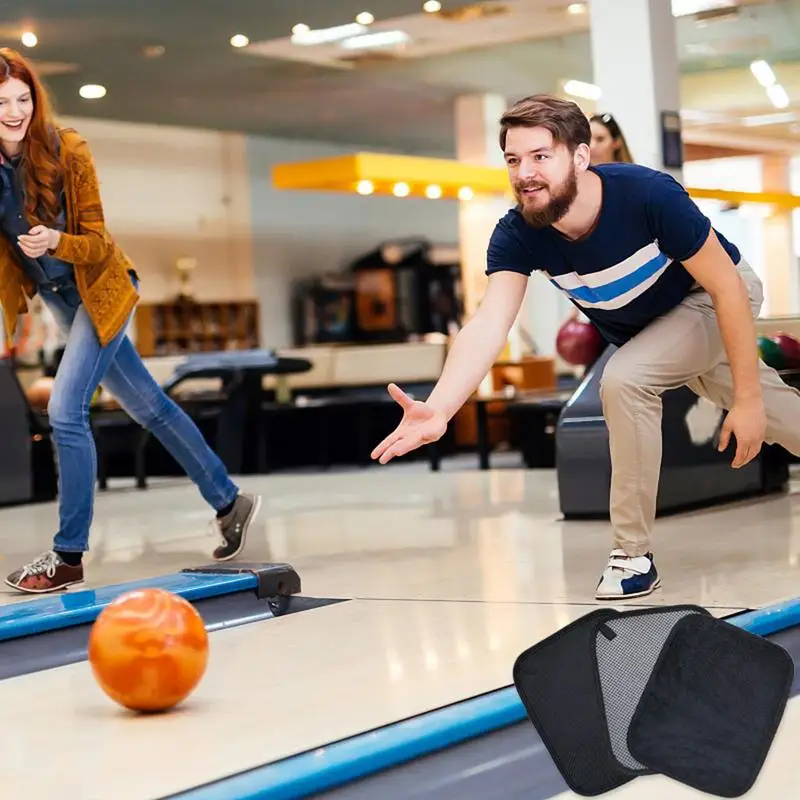 Microfiber Bowling Ball Shammy Shammy Pad Rag Bowling Microfiber Towel Towel That Wipes Dirt & Oil Clean Off