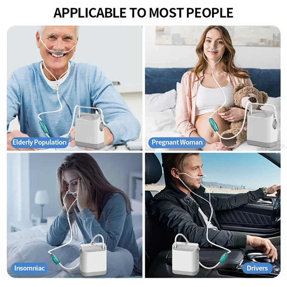 1.5L Portable Travel Oxygen Machine Car Home Charge Oxygen Concentrator Household Generator concentrador de oxigeno portatil portable oxygen concentrator