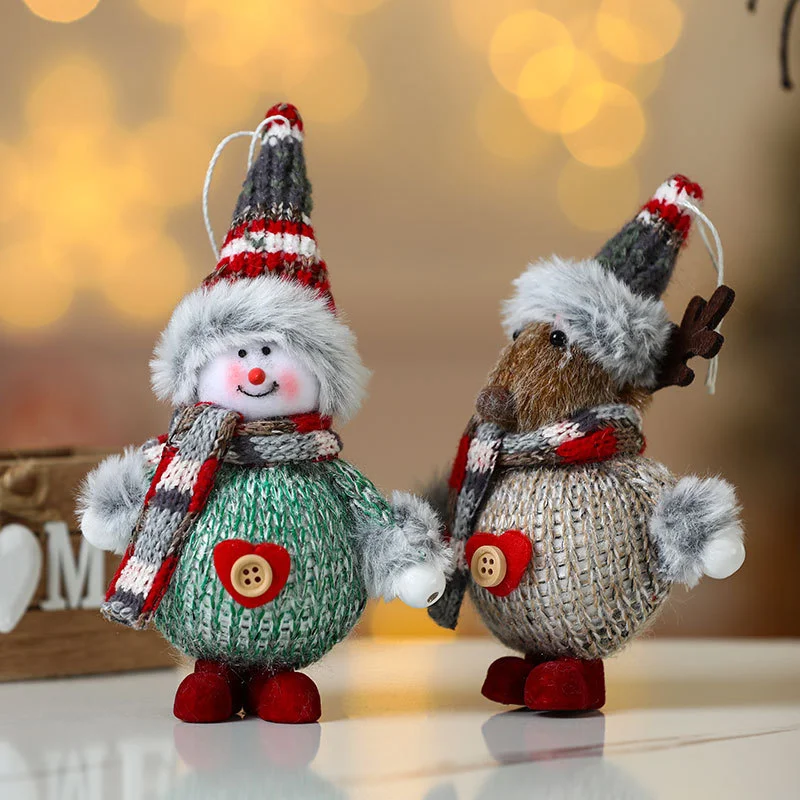 New Year Christmas Tree Decorations Cute Dolls Pendant Navidad Home Decor Christmas Tree Ornaments Xmas Gift