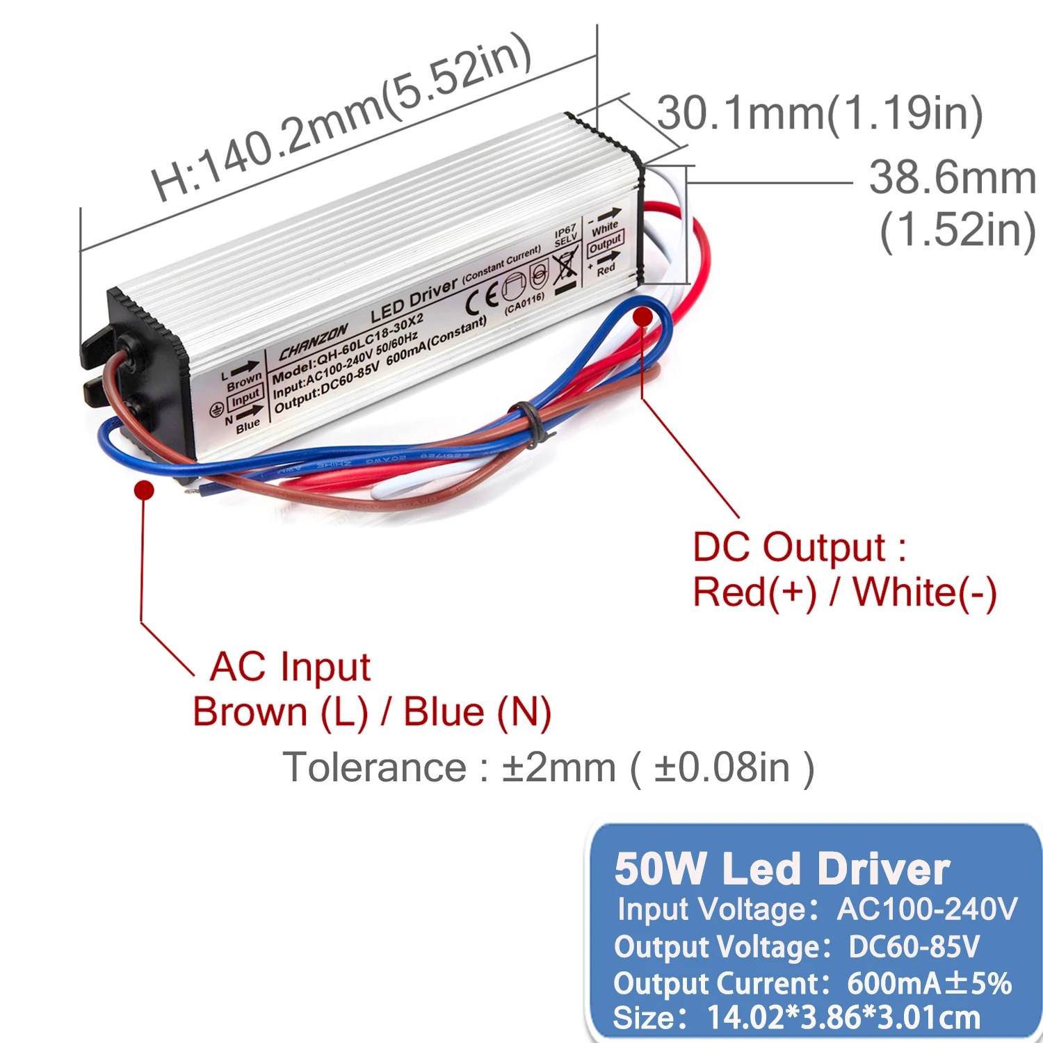 600mA DC60-85V