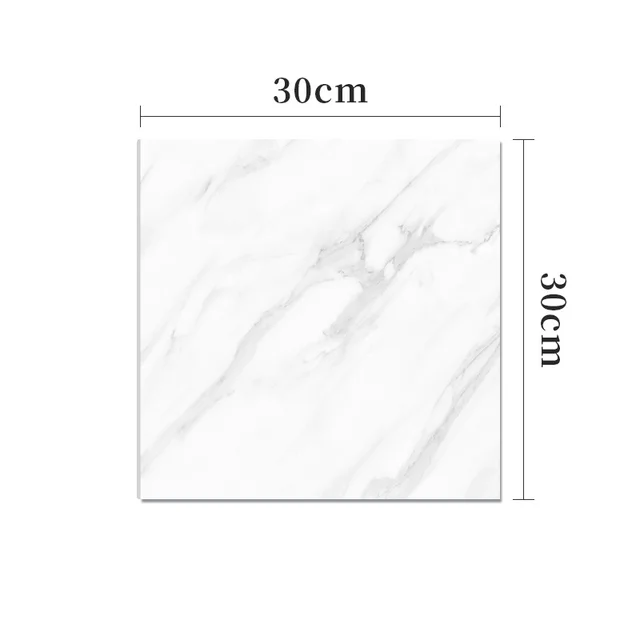 10-50 pezzi adesivi murali in marmo PVC adesivo per piastrelle ispessito autoadesivo adesivo per pavimento impermeabile per bagno cucina decorazione della casa 6