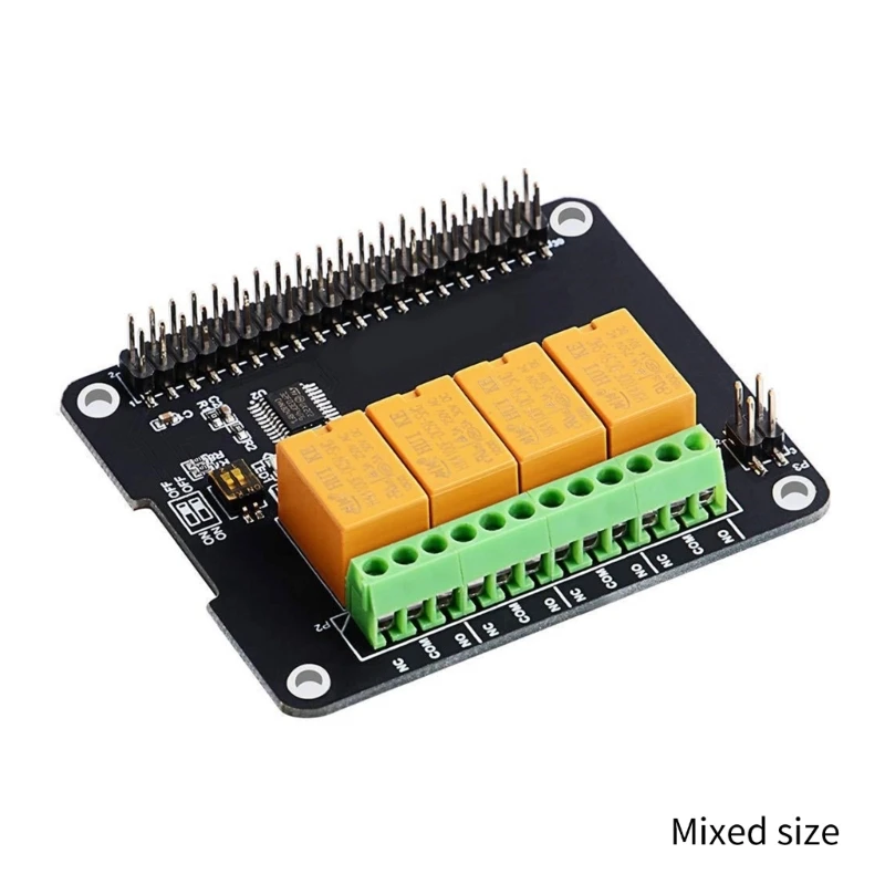 4ä�� ������ Hat ��� ���� ���� Rpi4B/Rpi3B+/Rpi3B/Rpi2B/RpiA+/RpiB+ C1FD�� I2C �������� 4���� Ȯ�� ����