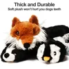 Funny Simulated Animal No Stuffing Dog Toy with Squeakers Durable Stuffingless Plush Squeaky Dog Chew Toy Crinkle Pet Squeak Toy 3