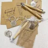 1Sets Employee Appreciation Gifts Bulk Christmas Thank You Notebooks Inspirational Bamboo Pens Keychains for Coworker Nurse ﻿ 2