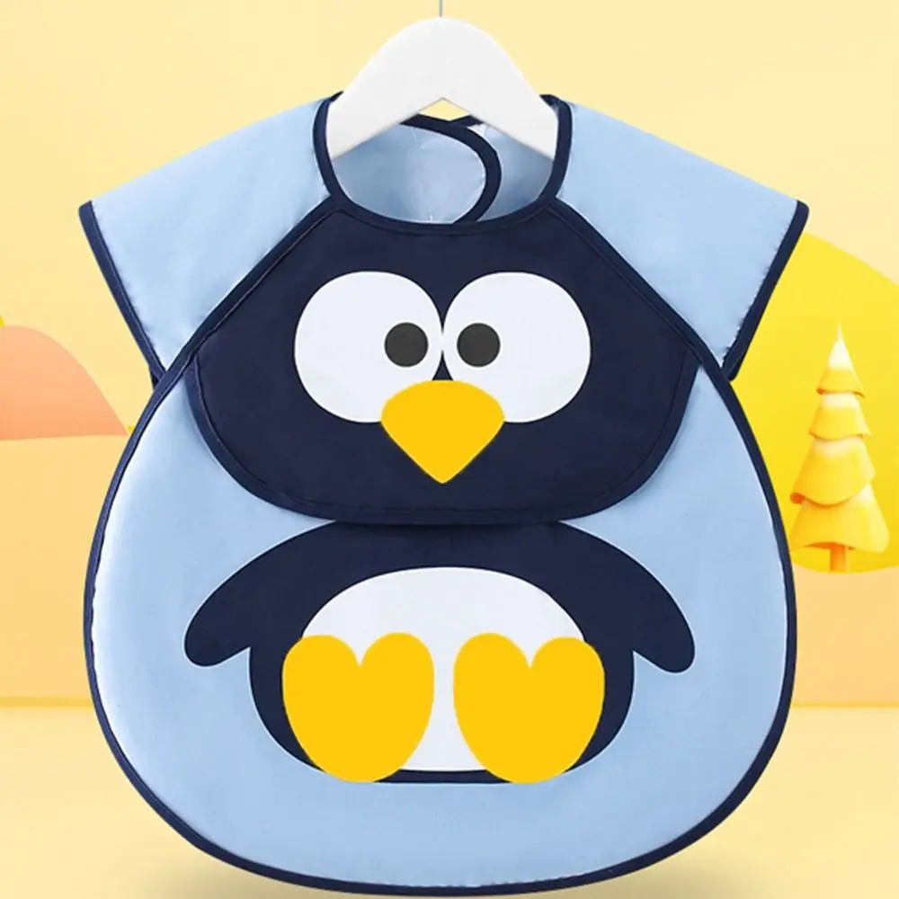 Saliva Towel Burp Apron Penguin Animal Pattern Anti-dirty Waterproof Baby Stuff Baby Coverall Baby Eating Artifact Baby Bib