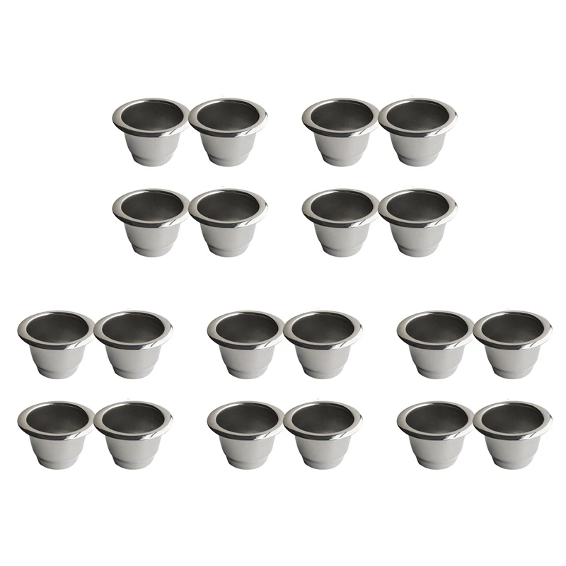 

20Pcs For Nespresso Refillable Coffee Capsule Coffee Filter Reusable Coffee Pod Reusable Cafe Machine DIY