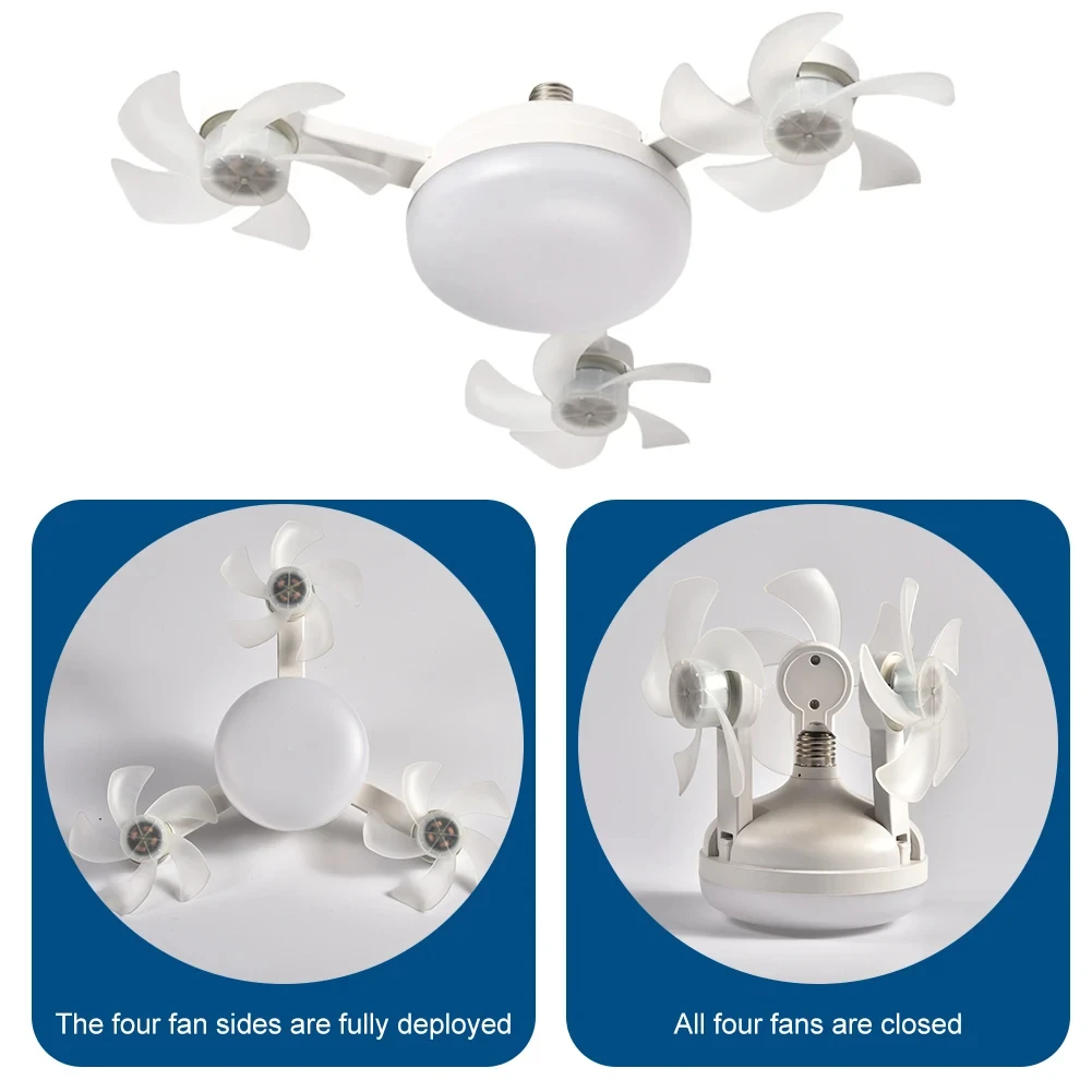 Light With 2 In 1 Remote Control Drone Silent Home Electric Fan Modern Dining Bedroom Study E27 Ceiling Pendant Lamp_voghion.com