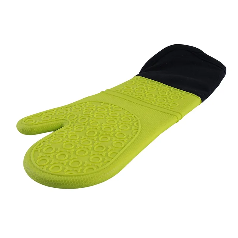 Silicone Heat-Resistant Gloves Cooking Barbecue Gants Silicone Kitchen Microwave Mittens Oven Glove Home Heat Resistant Gloves silicone oven mitts kitchen gloves silicone oven gloves