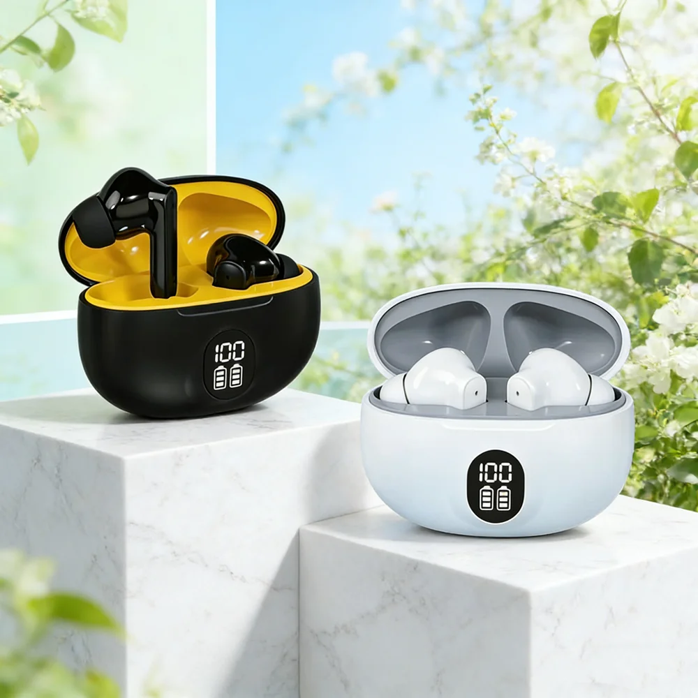 TWS Wireless Headphones Earphone Bluetooth-compatible 5.3 Waterproof Headset with Mic Earbuds For All smartphones 1