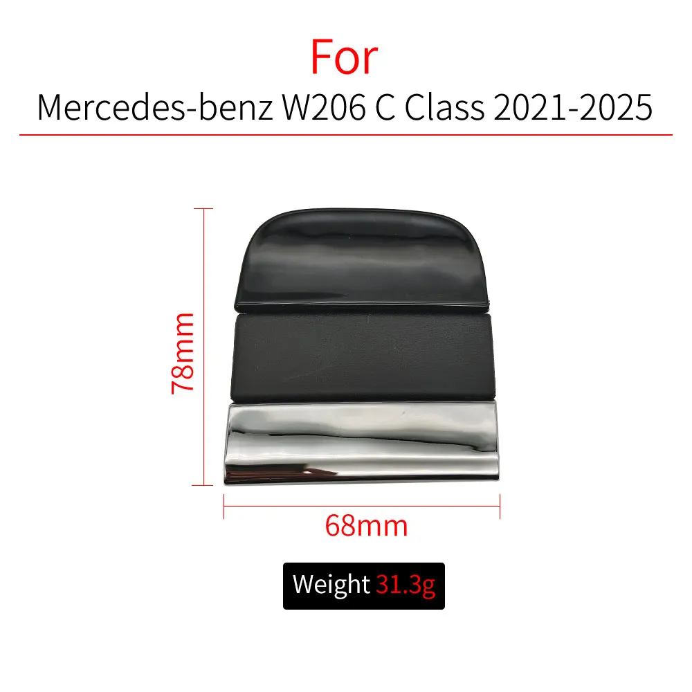Luxury Car Rear Bumper Tow Hook Cover Cap - White/Black Finish