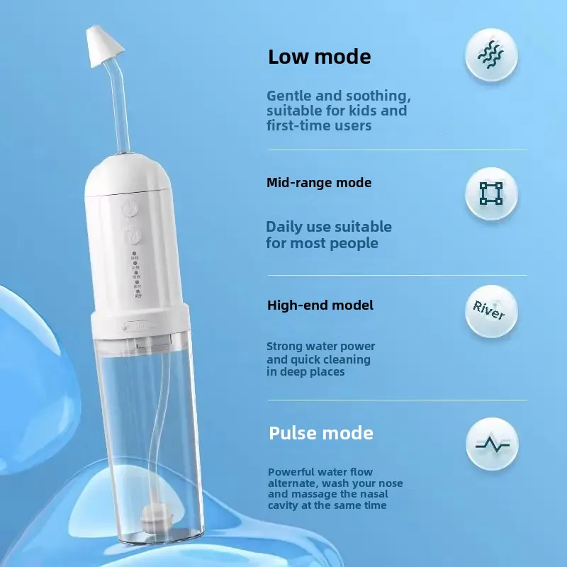 Electric Nasal Wash Device Nasal Cavity Cleaner for Adults And Children Relief for Congestion Sinusitis Sinus Rinse