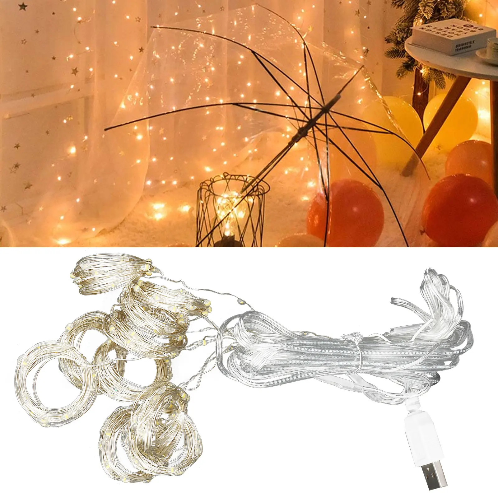 

2X2m/3X2m LED Curtain Lights Fairy String Lights USB LED Garland For Christmas Wedding Festoon Home Bedroom Decor