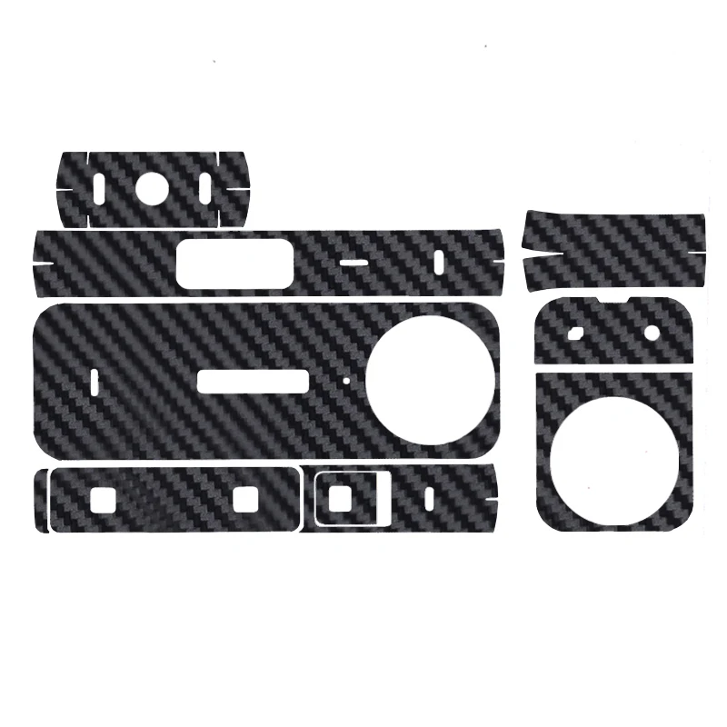 Description Picture 5 of item3D Carbon Fiber Grain PVC Stickers Film Full Body Cover Scratch-proof Decals Skin for Insta360 One X4 / One X3 Protector Wrap