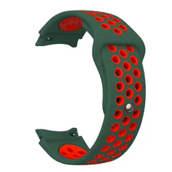Dual - Tone Silicone Sport Watch Band with Breathable Holes - FOR Watch6 Classic43 (Mixed Color 4)