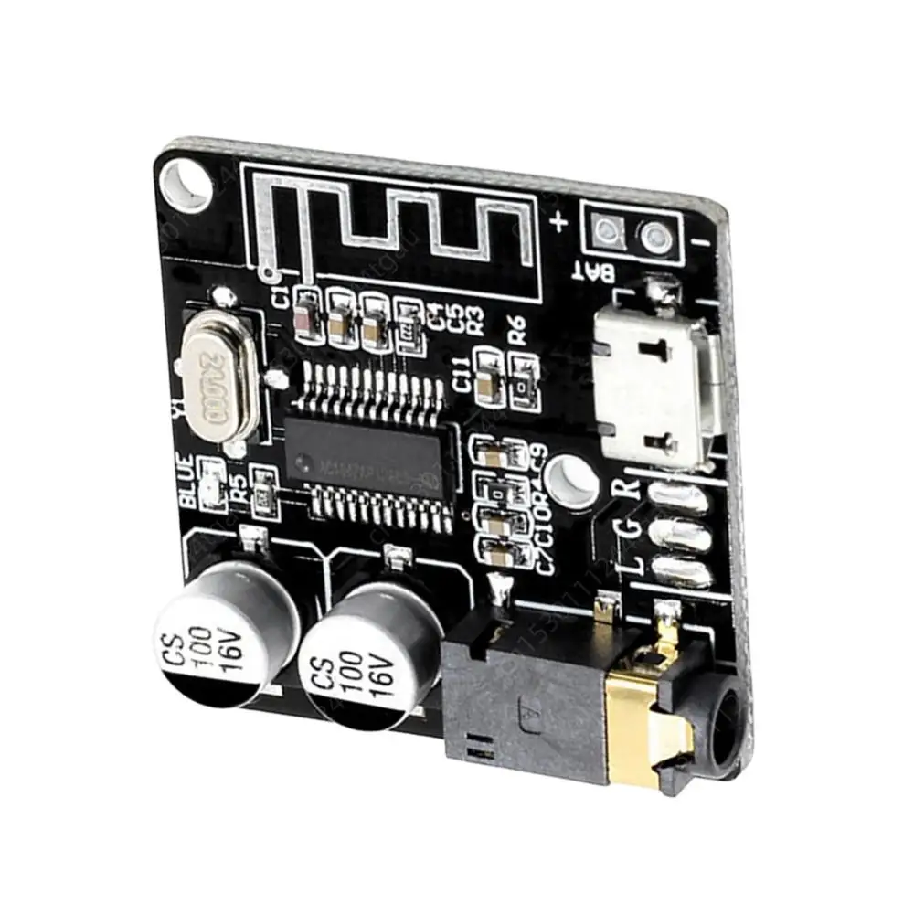 1-10PCS VHM-314 DIY Bluetooth Audio Receiver Board 3.7-5V Bluetooth 4.1/5.0 Mp3 Lossless Decoder Board Wireless StereoModule audio amplifier board audio decoder board