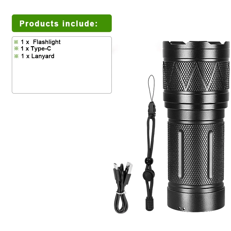 عالية الطاقة مصباح ليد جيب المحمولة فانوس قابل لإع...