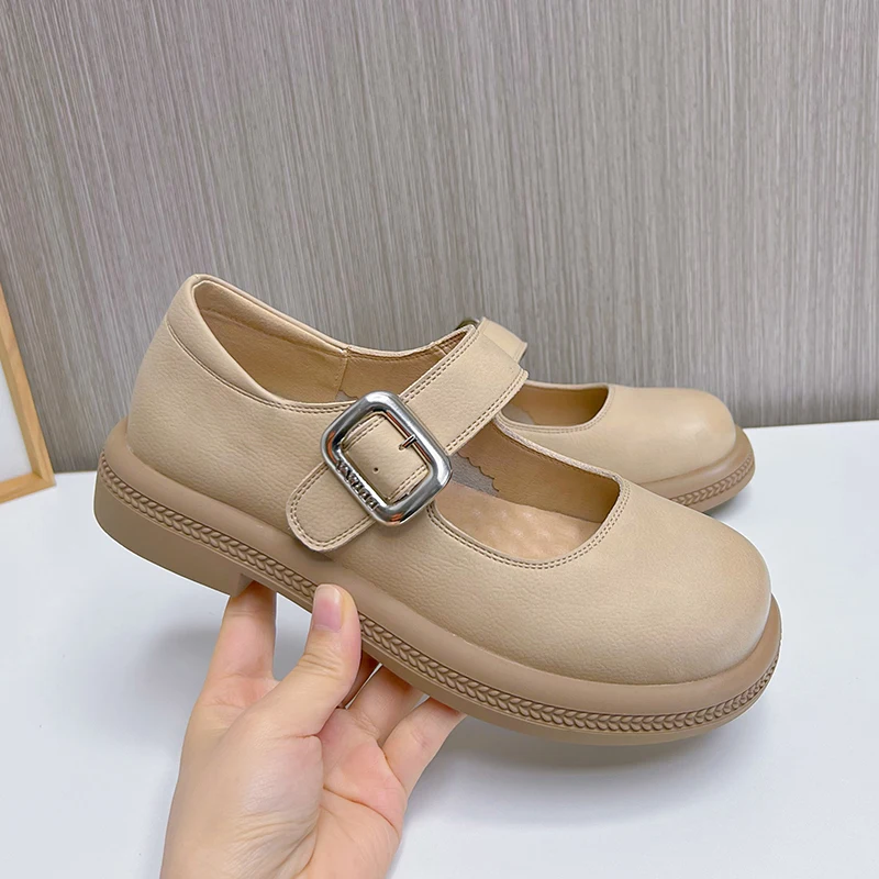 AIYUQI Women Mary Jane Shoes Genuine Leather 2024 Spring New Casual Fashion Women's Lolita Shoes Fashionable Schoolgirl Shoes