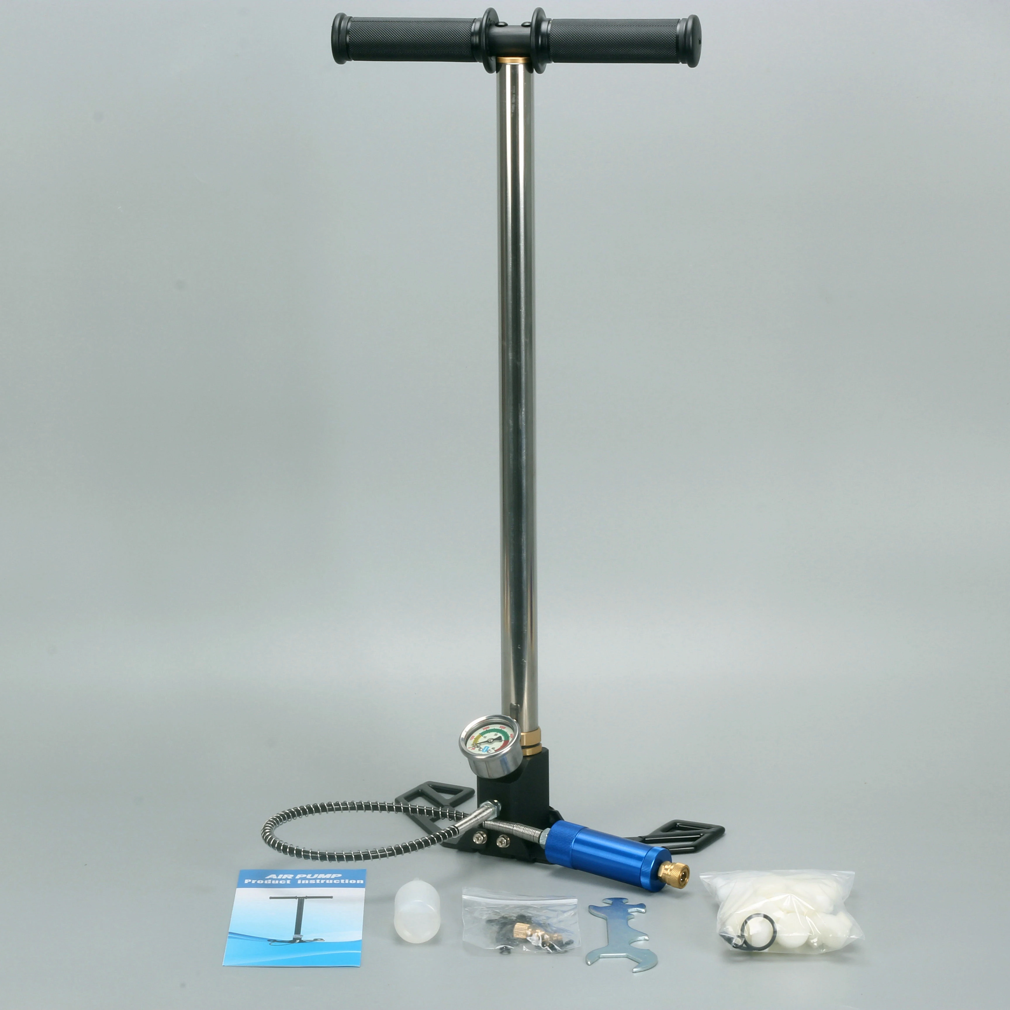 Pompa Pcp Manuale Pieghevole Ad Alta Pressione 4500Psi 300Bar 30Mpa Pompa Pcp Ad Aria Pcp Bomba