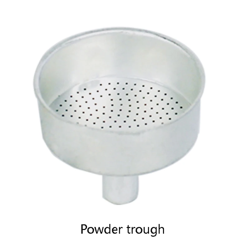 MokaPotPowderTankCoffeePowderFunnelAluminumMokaPotAccessories