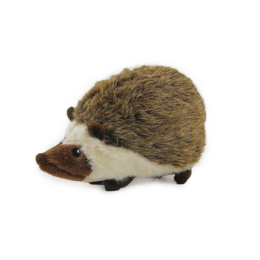 All For Paws Hedgehog Dog Toy Squeaker Faux Fur Animal Dog Toys Realistic Wildlife Appearance Stimulates Dog Accessories 5