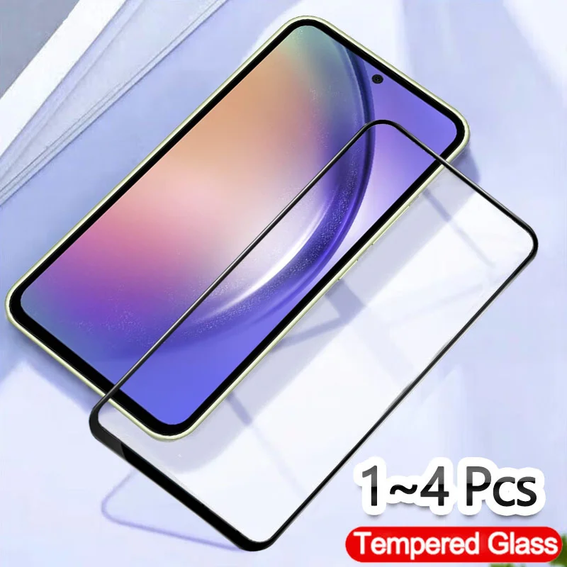 

1~4 Pcs Glass, Protective Glass for A54 A53 A52s A51 5G Screen Protector A52 4G Samsung Galaxy A53 5G Tempered Glass Film A54 5G