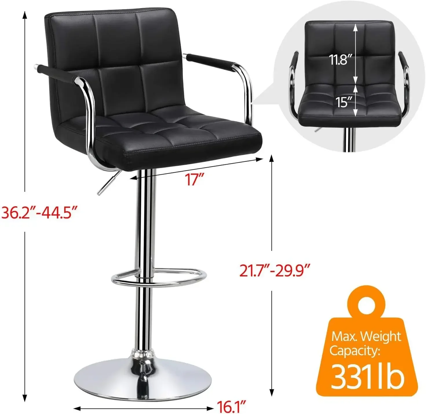 Adjustable Bar Stool 3
