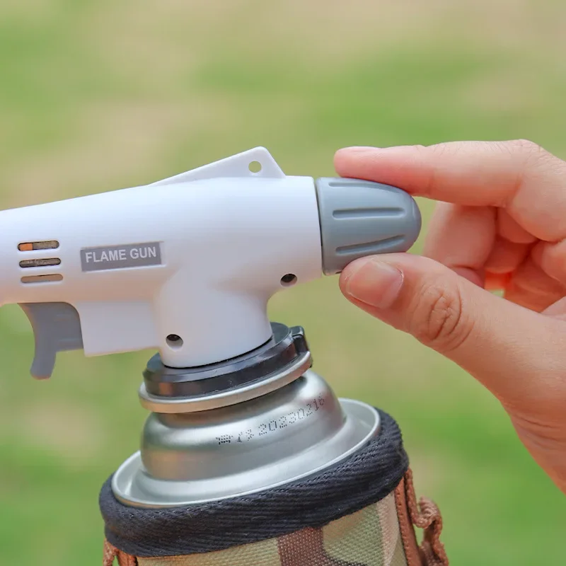 Airbrush Cooking AutoIgnition Butane Gas Welding-Burner Welding Gas Burner Flame Torch Flame Gun Blow for BBQ Camping