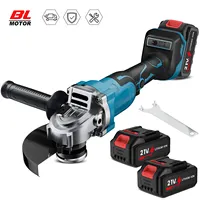 Meuleuse d'angle électrique sans balais 12000 tr/min 125 mm à vitesse variable, machine de découpe, outil de travail du bois pour batterie Makita 18v 1