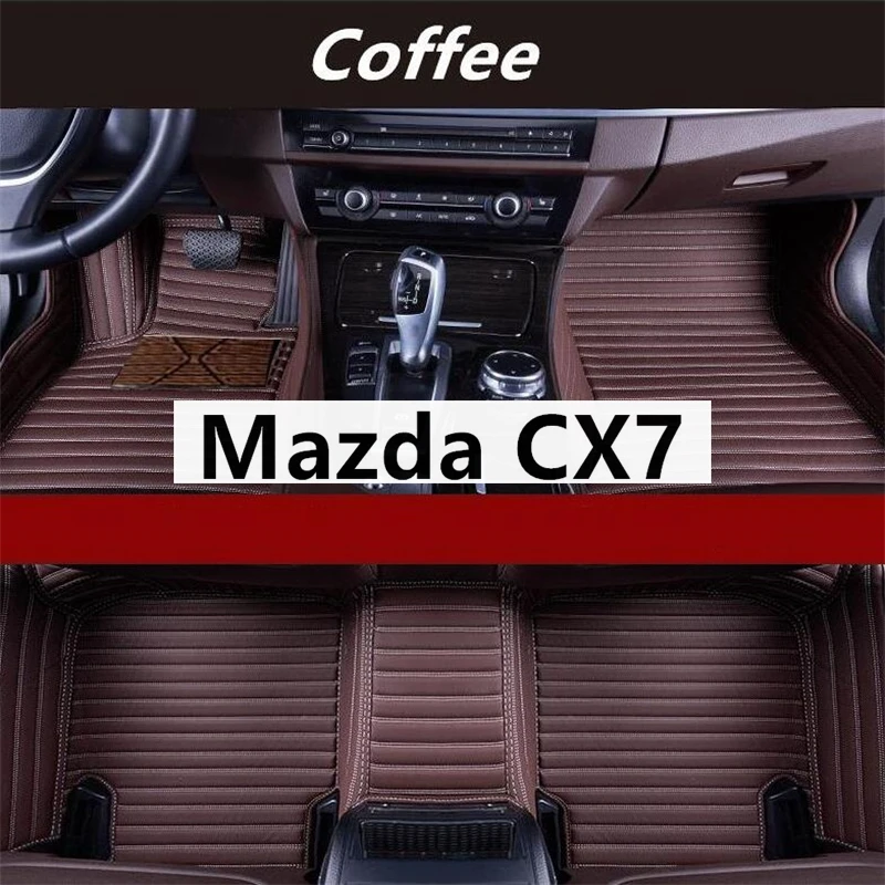 

Автомобильные коврики CarMat, под заказ, для Mazda CX7, 2014 лет, Аксессуары для ног, новые модные Поперечные зерна для автомобиля