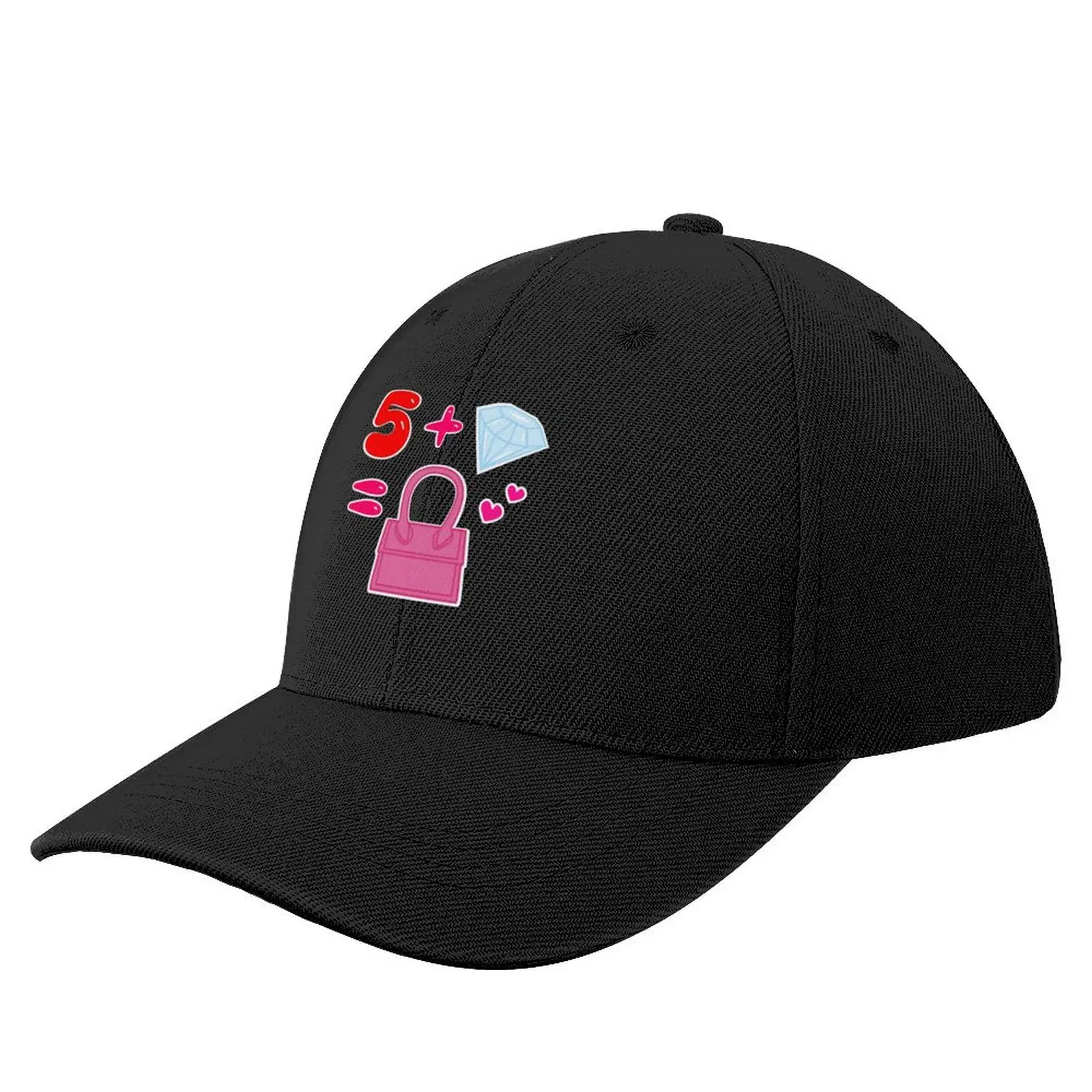 

Red five diamonds in my bag Baseball Cap western Hat summer hat dad hat Military Cap Man Sun Hats For Women Men's