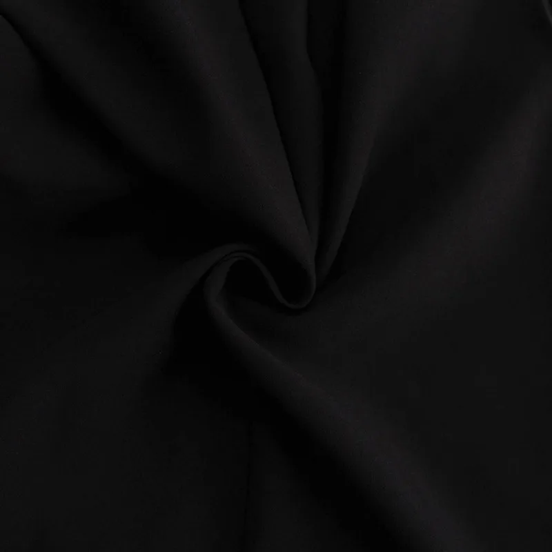 Vestido negro con cremallera y aberturas laterales para mujer, elegante y ajustado, estilo retro, para fiesta y noche.