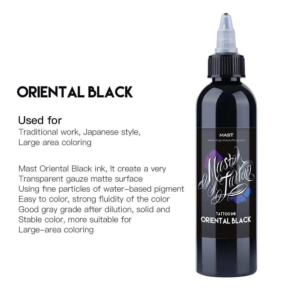 Mast Tattoo Professional Ink Triple/ Oriental/ Realistic Black And High White Pigment Tattoo Supplies Ink tattoo ink tattoo ink pigment