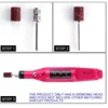 100/50pc Sanding Cap Bands For Electric Manicure Machine 180/120/80 Grit Nail Drill Grinding Bit Files Pedicure Tool 5