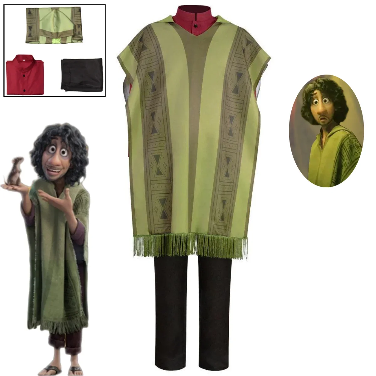Charm Bruno Camilo Halloween Costume Cosplay Halloween Carnival Ball ...