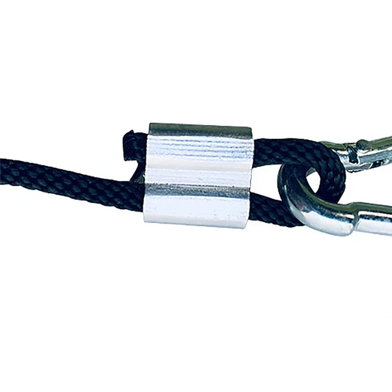 6pcs Rope Pulley 1/8 Lift Pulley Lifting Hook Canoe Boat Bow Stern Rope Sky Curtain Tent for Camping/Growing Plant Lamp