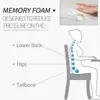 Memory Foam Seat Cushion Anti-Slip Soft Solid Round Floor Seat Futon Office Chair Pad Bar Seat Stool Cushions 30/35/40cm 4