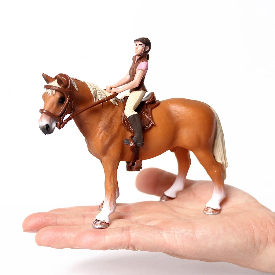 Horse Playset Animal Figurines - Equestrian Adventure Toy Set