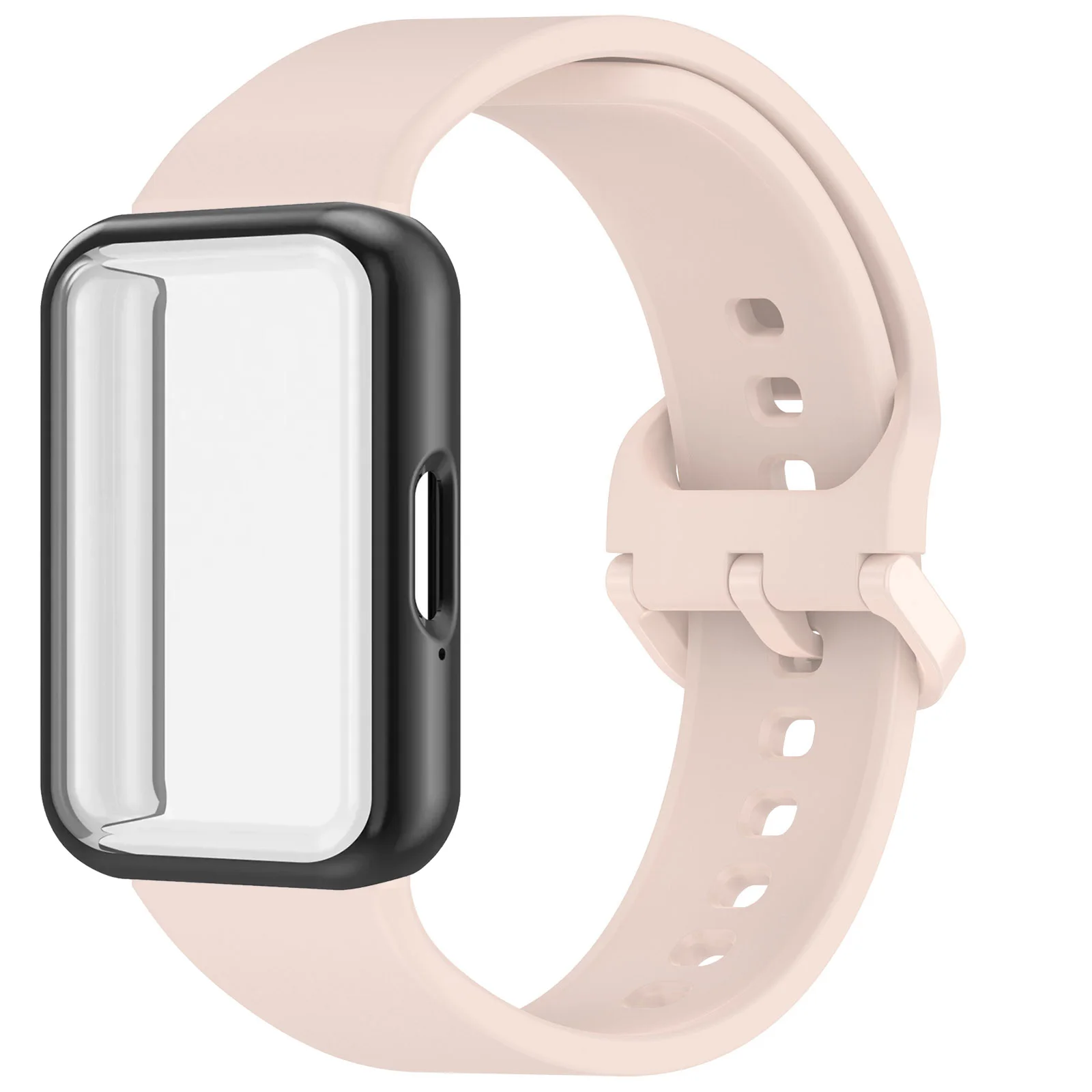 Silicone Strap and Protective Case Kit for Fitness Band Accessories