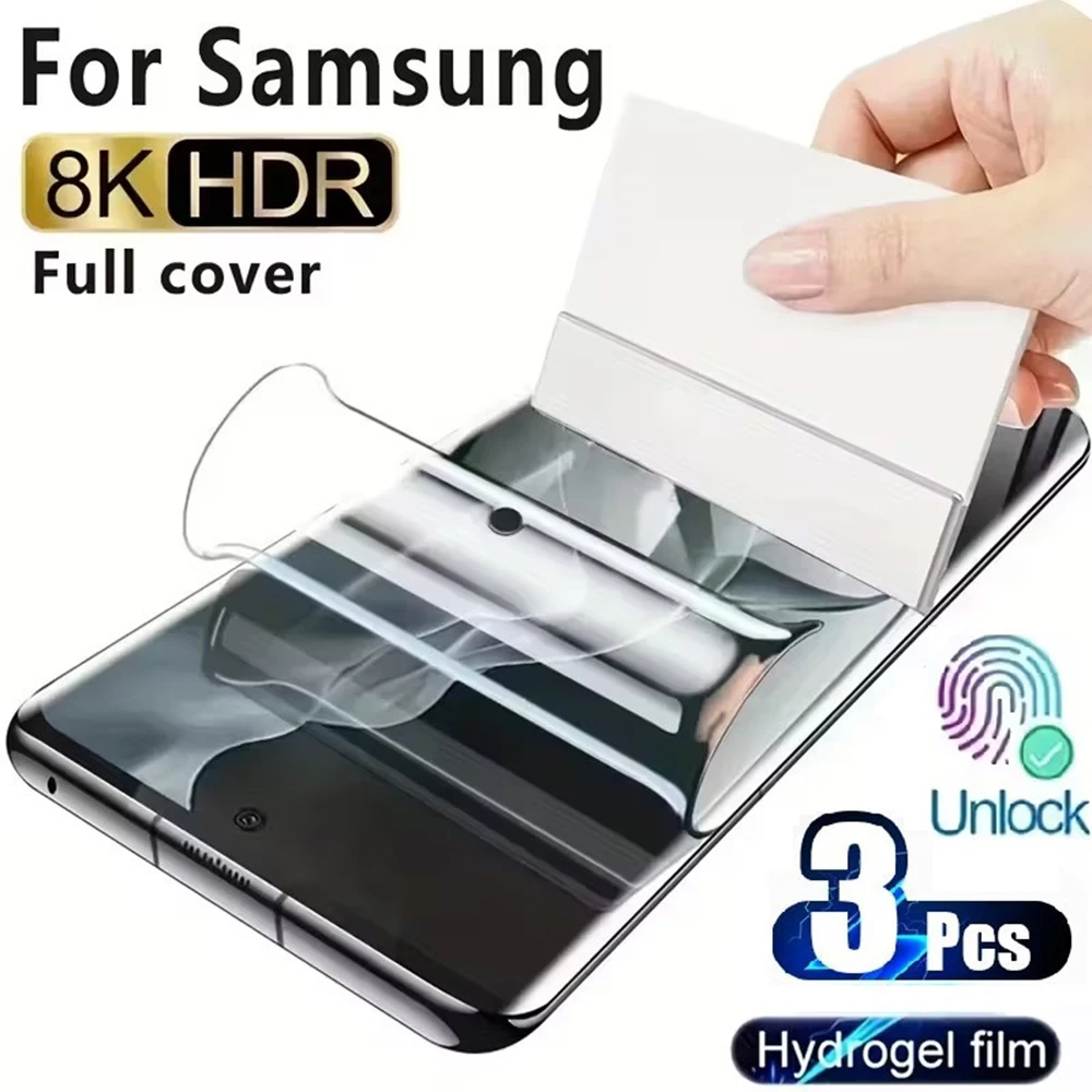 Premium HD Hydrogel Screen Protector - 3 Pack