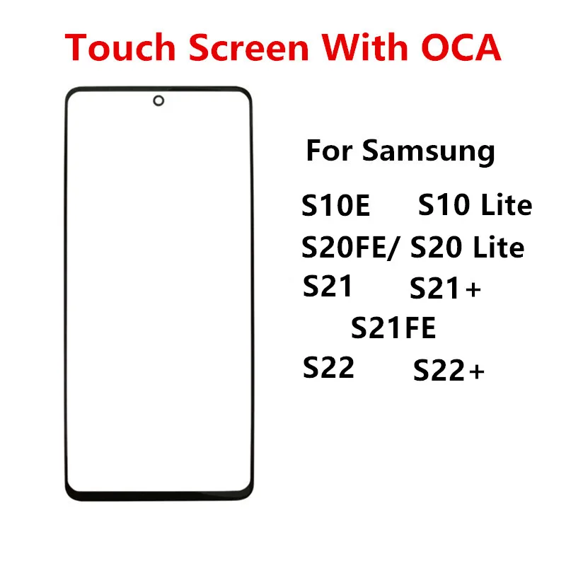 Schermo Esterno Per Samsung Galaxy S21 Fe S10E S22 Plus S20 S10 Lite Display Lcd Pannello Frontale Touch Riparazione Vetro Sostituire Parte Oca