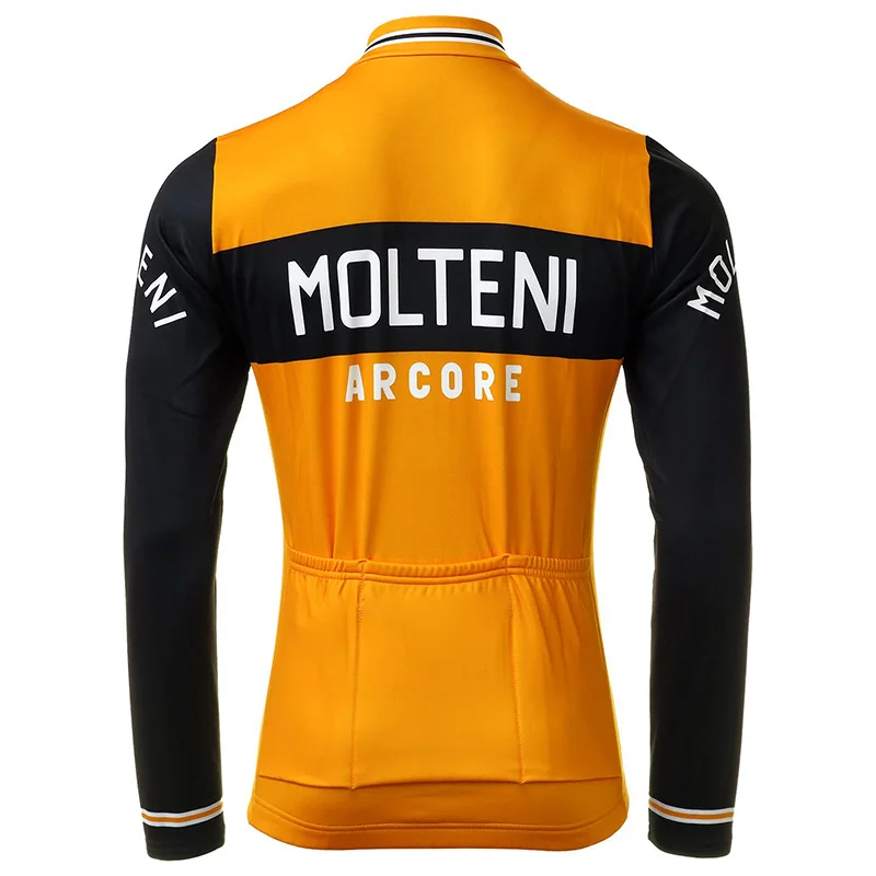 Retro Team Cycling Jersey Men Long Sleeve Winter Fleece & Thin Racing Classic Molteni Bicycle Clother Pdm Bike Clothing 6