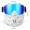KUTOOK Skiing Snowboard Mask Winter Ski Glasses Face Mask Eyewear Snowmobile Goggles UV Protection Eyewear Windproof Snow Sports 6
