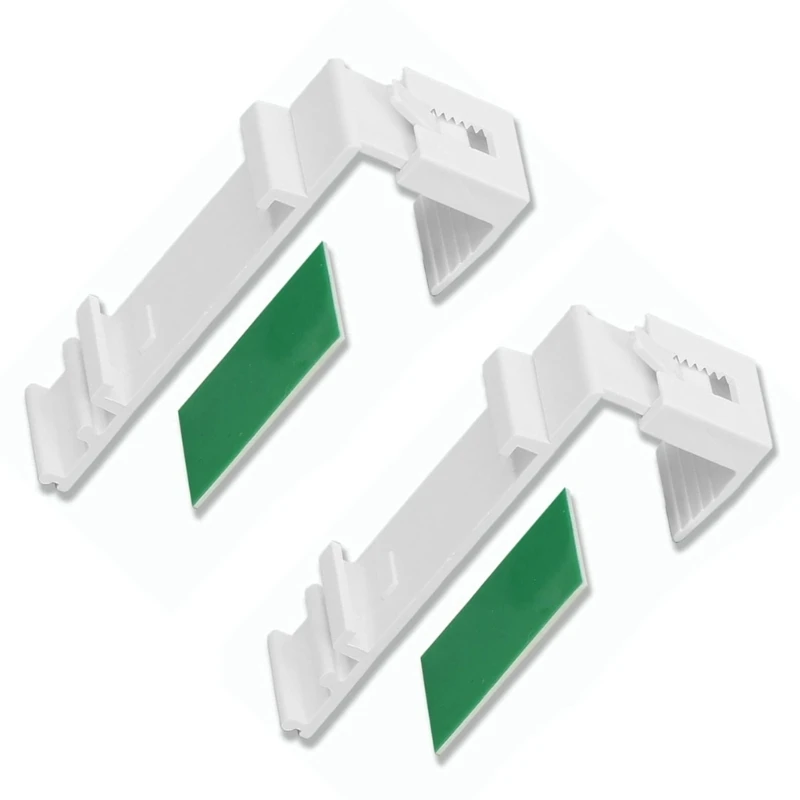 Curtain Rod Holder Roller Blind Bracket Adjustable Lengthen Clamp Carriers Hook