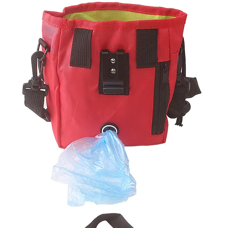 Pet Cat Training Bag Snack Bag Outdoor Feeding Waist Portable Foldable Dog Supplies