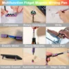 Magnetic Metal Fidget Pen With Colorful Magnet Balls Multifunctional Deformable Decompression Writing Pen Eliminate Pressure Pen 4