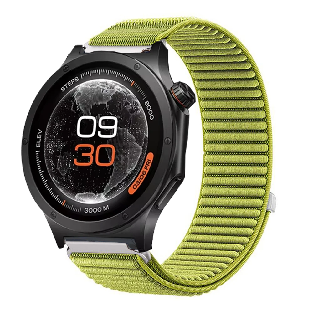 Enhanced Sport Nylon Loop Band - Premium Smartwatch Accessory Bracelet, 22mm Watch Strap