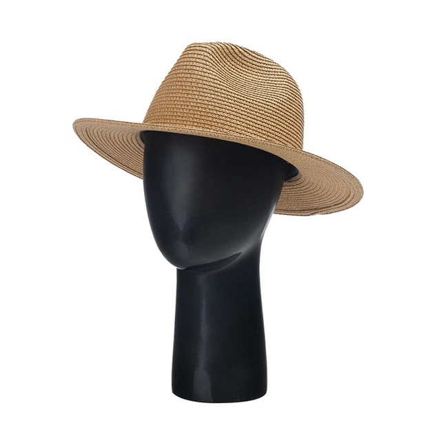 Fashion Big Size 59 60cm Ten Color Jazz Straw Hat Summer Women Men