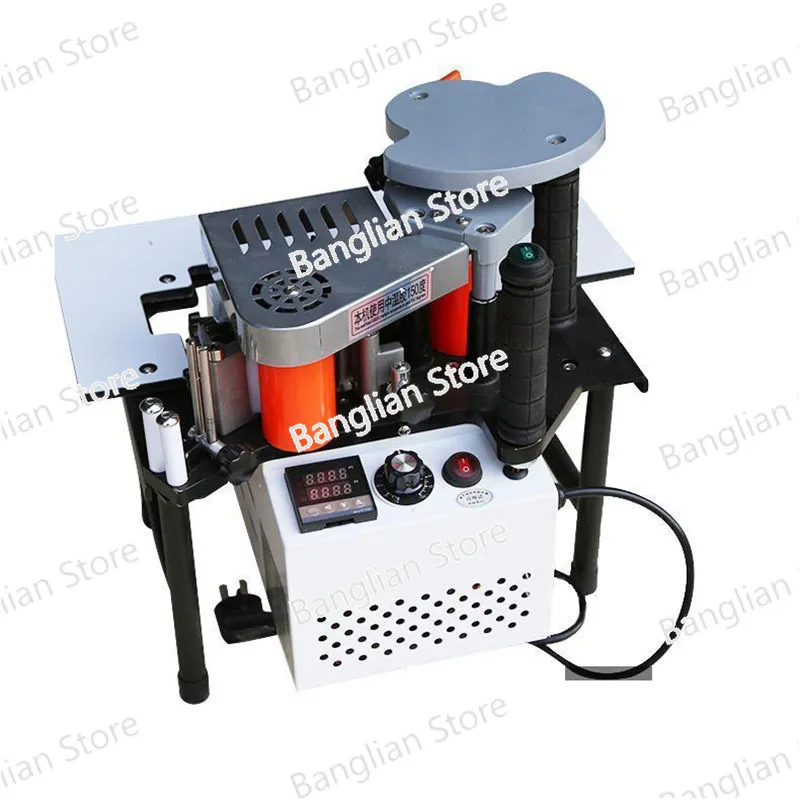 

1100W Small Manual Edge Banding Machine Double Side Gluing Portable Edge Bander Woodworking Edge Banding Machine 220V Factory