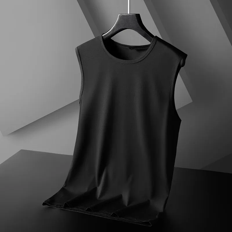 Sports Sleeveless Vest Men Bodybuilding Motion Outerwear Breathable Elastic